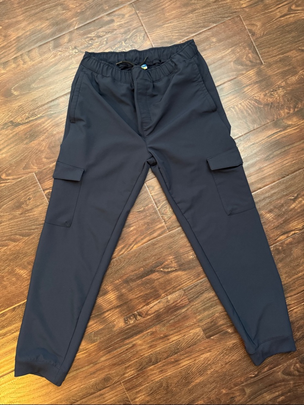 Men's Navy Cargo Jogger Pants - Comfortable Casual Fit